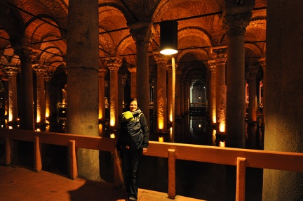 Erynn and Greta - Basilica Cistern
